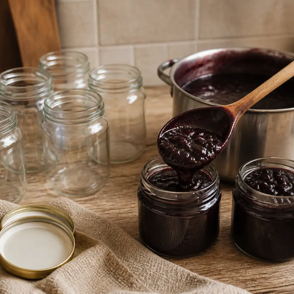 povidla bez cukru recept