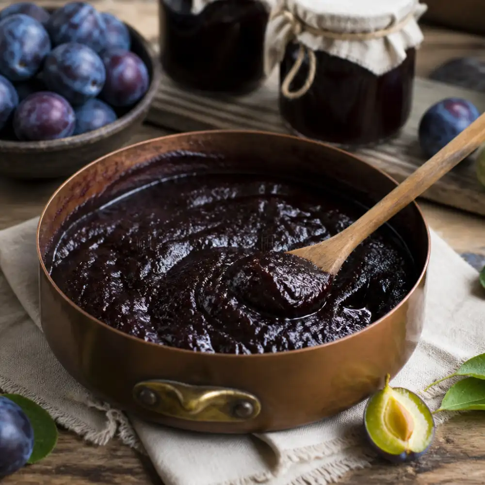 povidla bez cukru recept